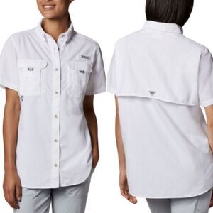 Columbia PFG Women's Bahama Short Sleeve Fishing Shirt Small
